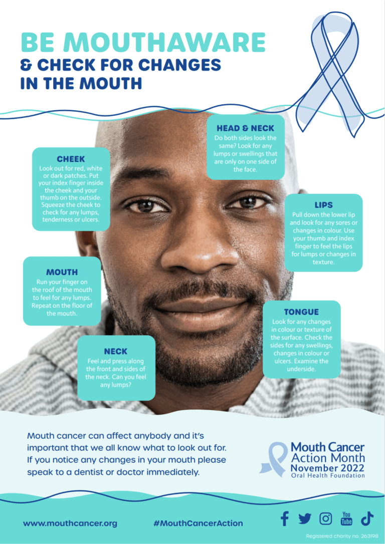 November is Mouth Cancer Action Month